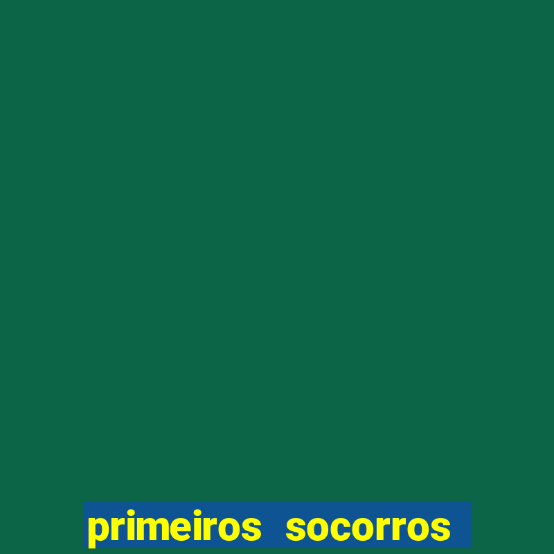 primeiros socorros no esporte pdf